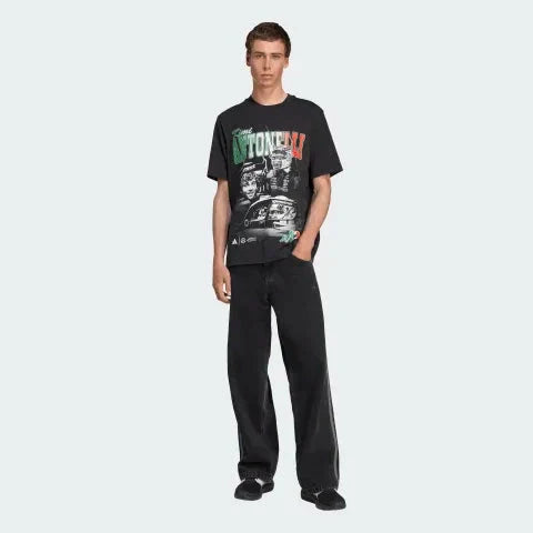 Mercedes - AMG Petronas Formula One Men's Kimi Antonelli T-Shirt - Black Endless Racegear