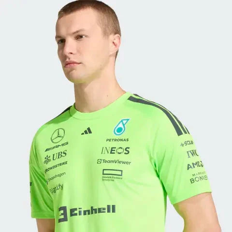 Mercedes - AMG Petronas Formula One 2026 Men's Team Set Up Jersey - Green Mercedes AMG Petronas