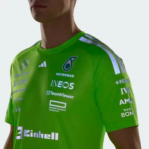 Mercedes - AMG Petronas Formula One 2026 Men's Team Set Up Jersey - Green Mercedes AMG Petronas