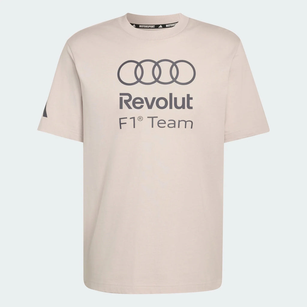 Audi Formula One Men's DNA Graphic T-Shirt - White Audi F1