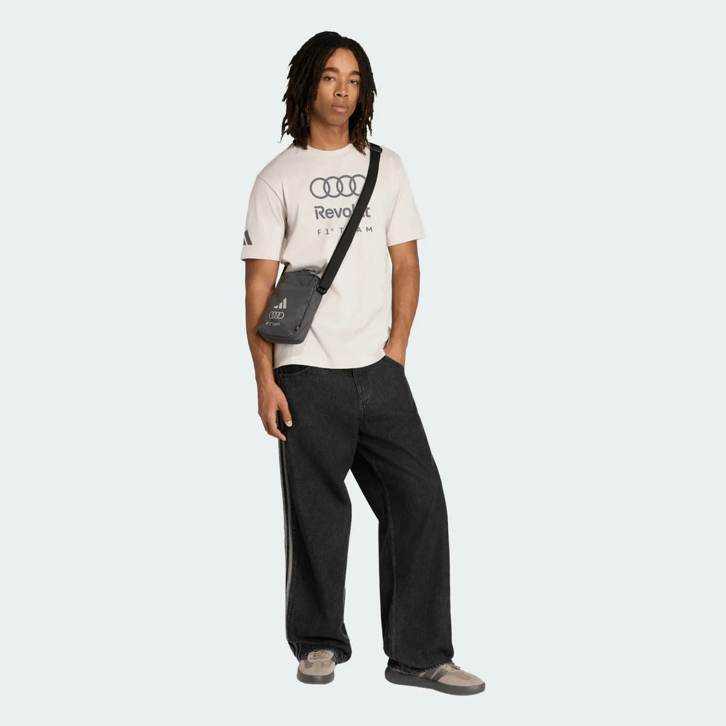 Audi Formula One Men's DNA Graphic T-Shirt - White Audi F1