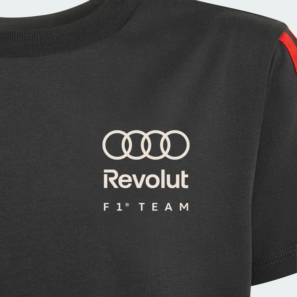 Audi Formula One Kids DNA T-Shirt - Youth Black Audi F1
