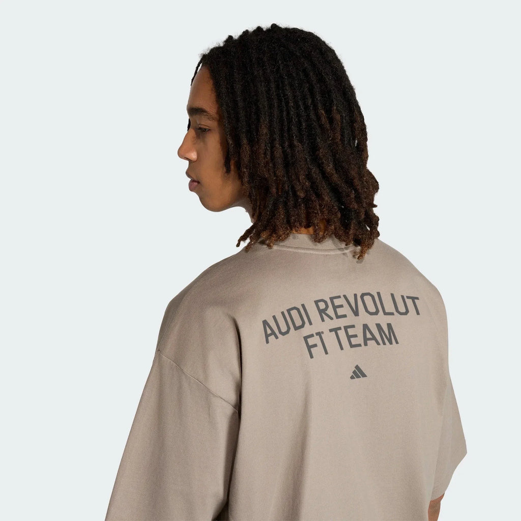 Audi Formula One Men's Elevated Graphic T-Shirt - Brown Audi F1