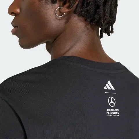 Mercedes - AMG Petronas Formula One George Russell Men's Graphic T-Shirt - Black Mercedes AMG Petronas