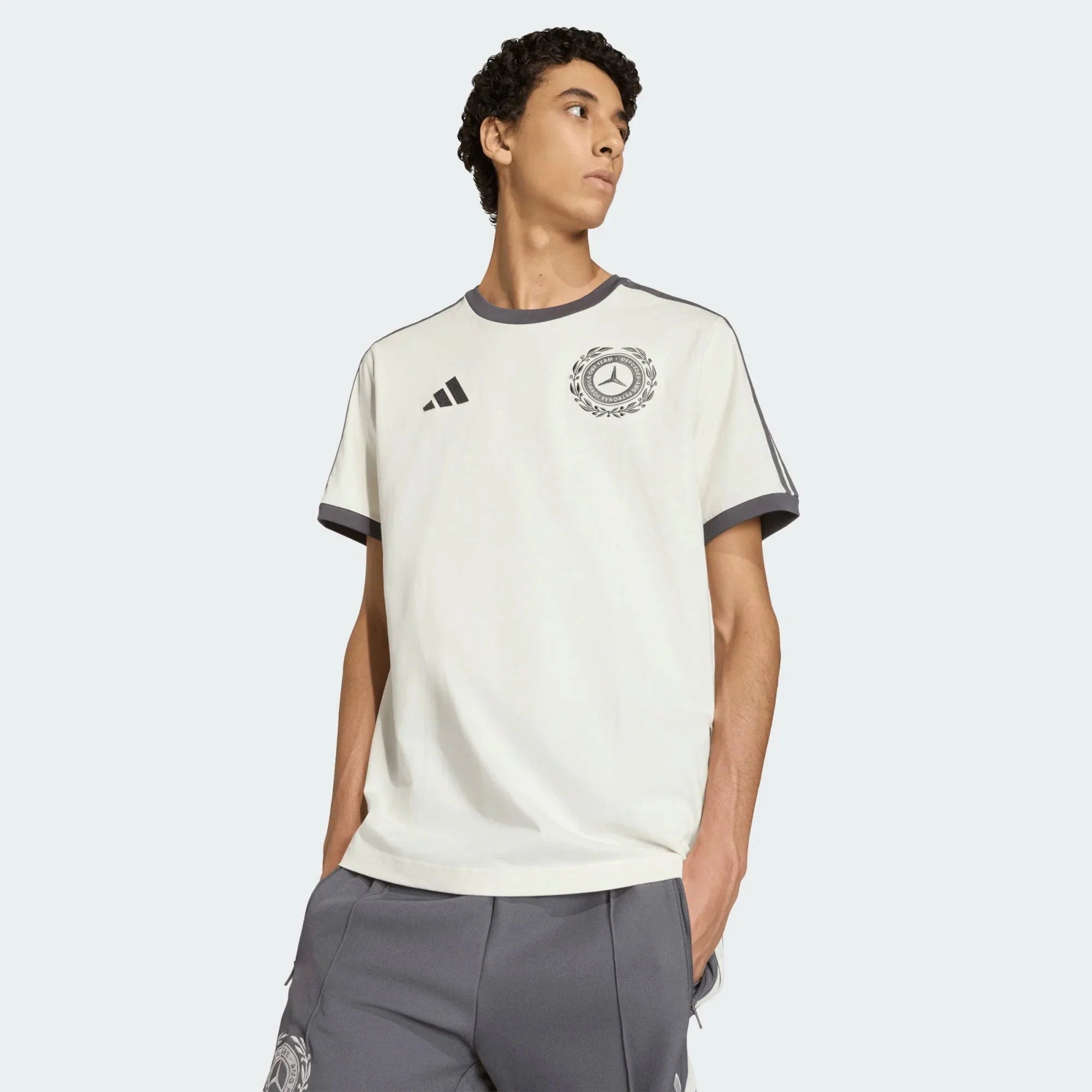 Mercedes - AMG Petronas Formula One Men's Silver Arrows T-Shirt - Off White Mercedes AMG Petronas
