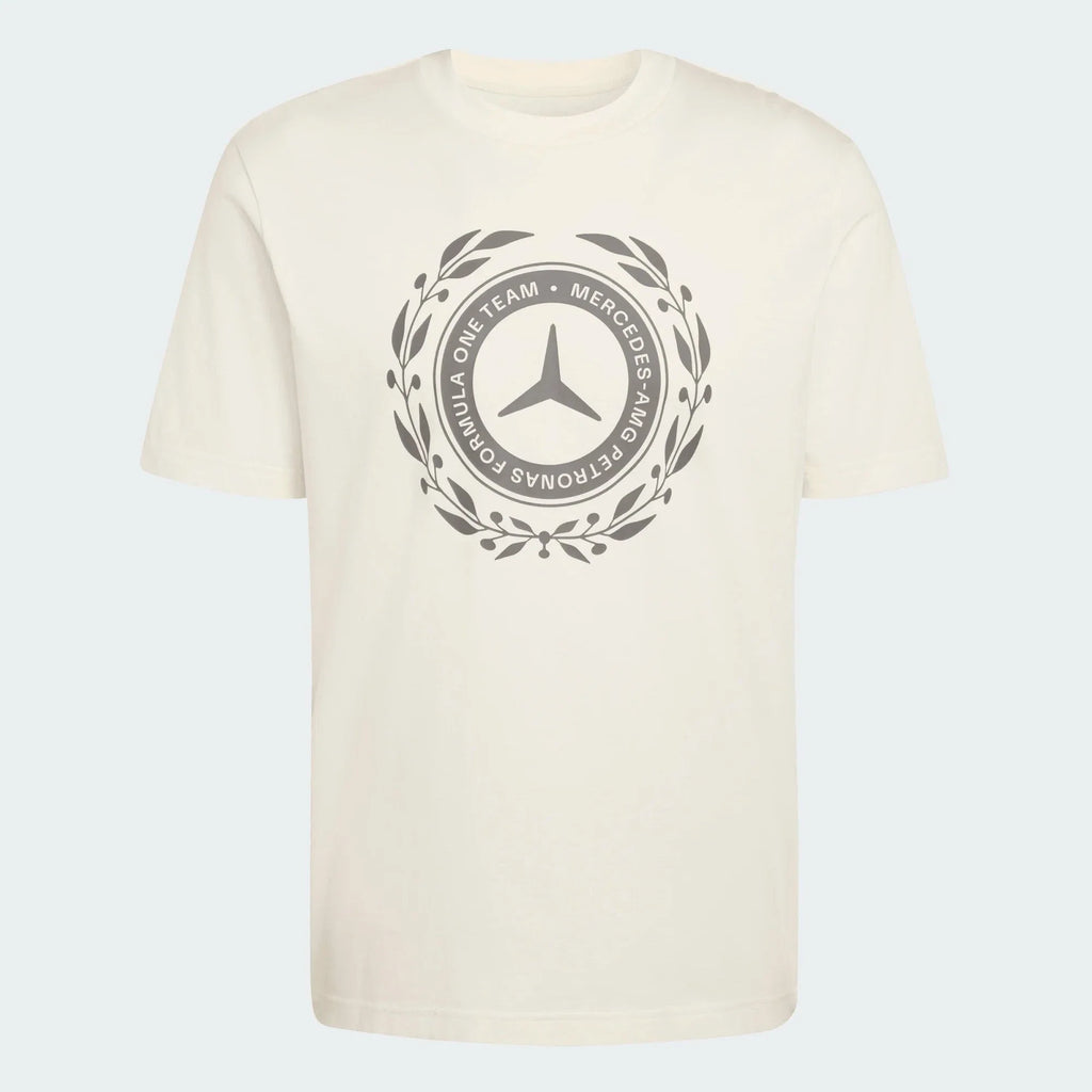 Mercedes - AMG Petronas Formula One Men's Silver Arrows Logo T-Shirt - Off White Mercedes AMG Petronas