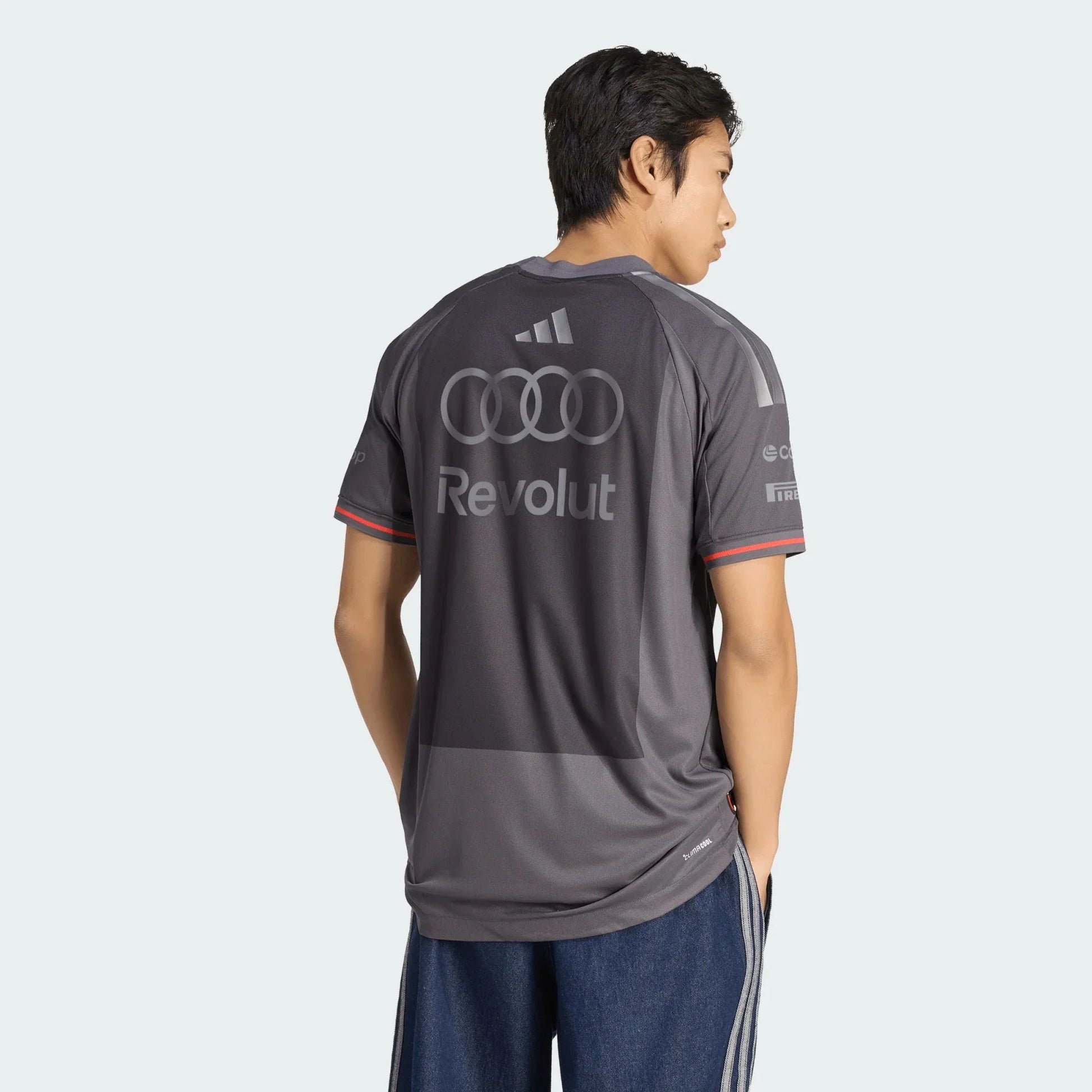 Audi Formula One Men's 2026 Team Authentic T-Shirt - Gray Audi F1