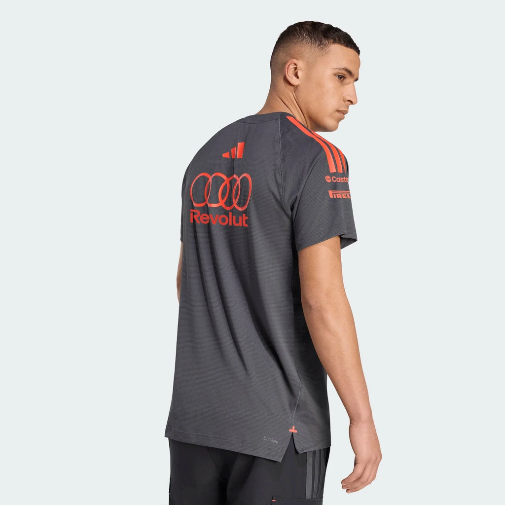 Audi Formula One Men's 2026 Team Mechanics T-Shirt - Gray Audi F1