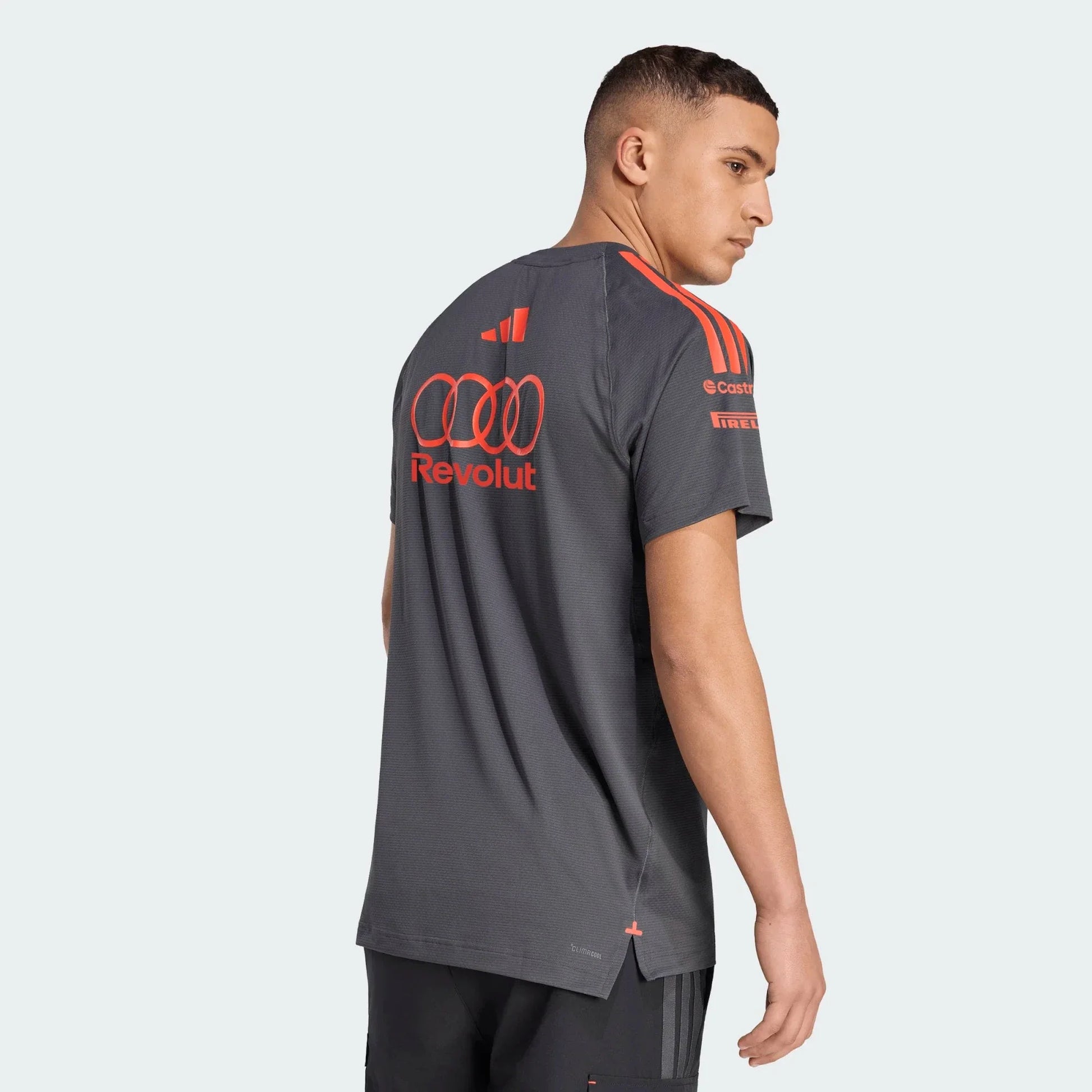 Audi Formula One Men's 2026 Team Mechanics T-Shirt - Gray Audi F1