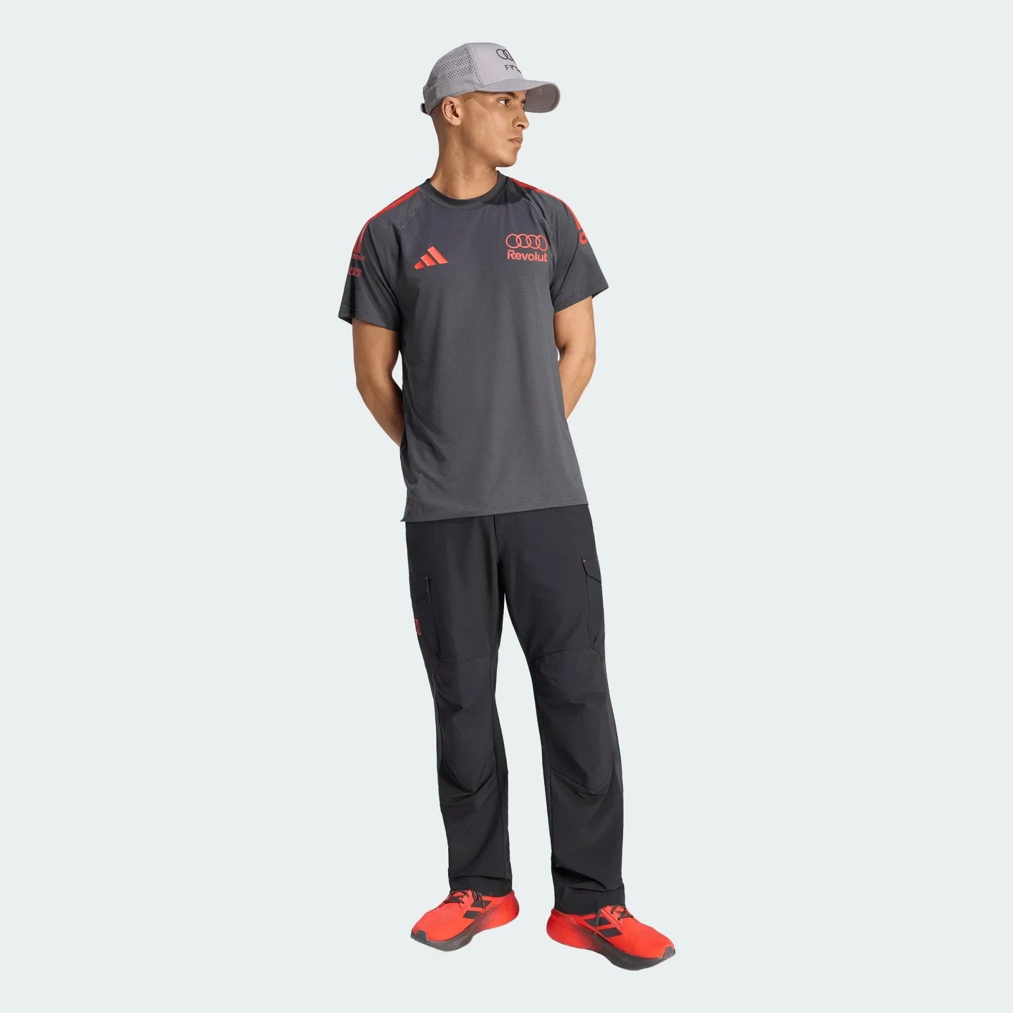 Audi Formula One Men's 2026 Team Mechanics T-Shirt - Gray Audi F1