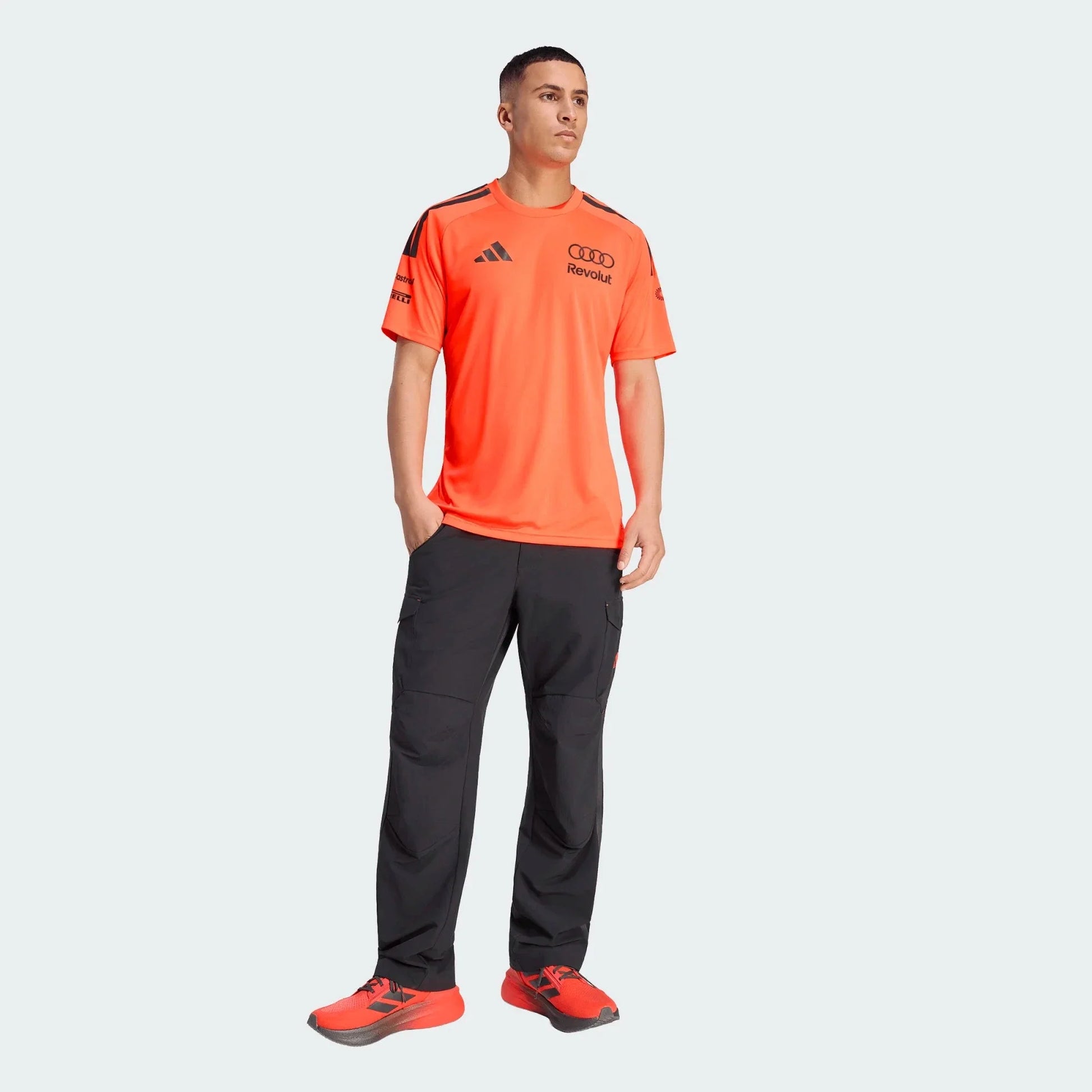 Audi Formula One Men's 2026 Team Set Up T-Shirt - Orange Audi F1