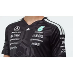 Mercedes - AMG Petronas Formula One 2026 Men's Team Jersey T-Shirt - White/Black Mercedes AMG Petronas