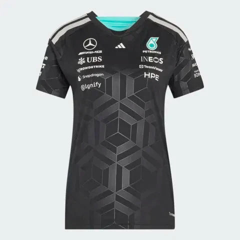 Mercedes - AMG Petronas Formula One 2026 Women's Team Driver Jersey - Black T-shirts Mercedes AMG Petronas 
