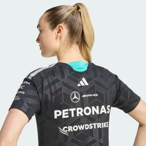 Mercedes - AMG Petronas Formula One 2026 Women's Team Driver Jersey - Black/White Mercedes AMG Petronas
