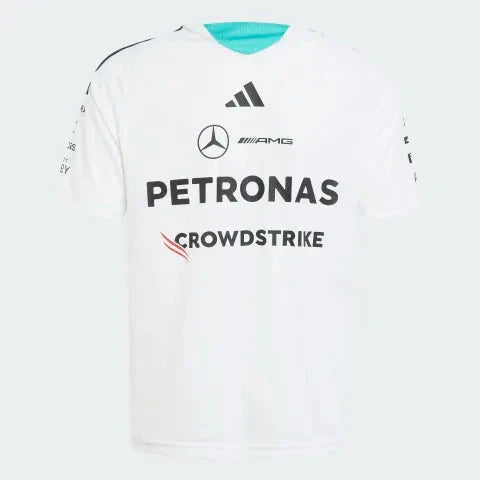 Mercedes - AMG Petronas Formula One 2026 Kids Team Driver Jersey - Youth Black/White Mercedes AMG Petronas