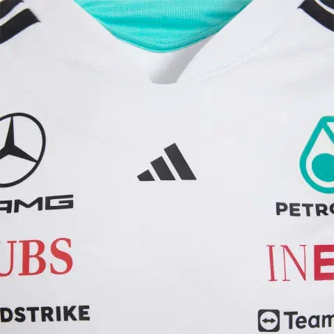 Mercedes - AMG Petronas Formula One 2026 Kids Team Driver Jersey - Youth Black/White Mercedes AMG Petronas