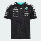 Mercedes - AMG Petronas Formula One 2026 Kids Team Driver Jersey - Youth Black/White T-shirts Mercedes AMG Petronas XS Black 