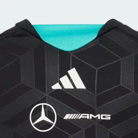 Mercedes - AMG Petronas Formula One 2026 Kids Team Driver Jersey - Youth Black/White Mercedes AMG Petronas