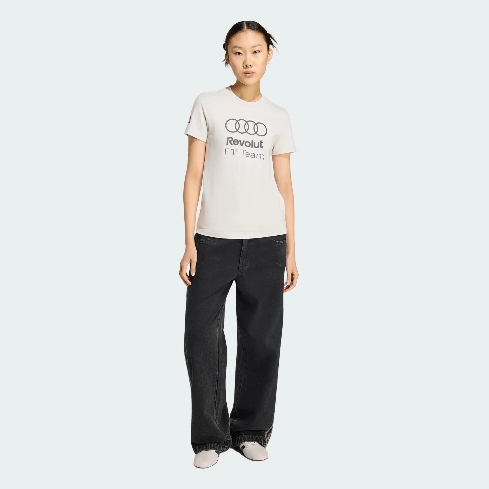 Audi Formula One Women's DNA Graphic T-Shirt - White Audi F1