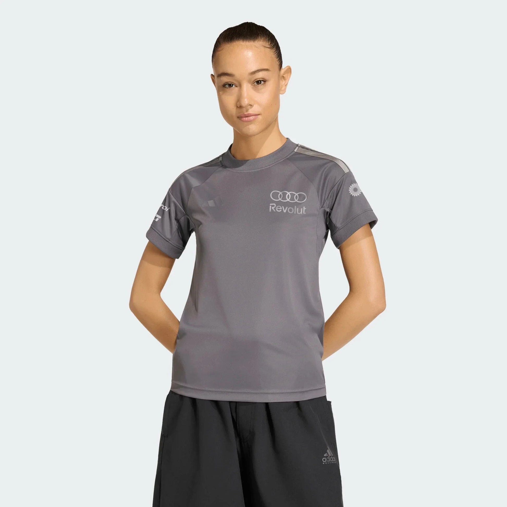 Audi Formula One Women's 2026 Team Drivers T-Shirt - Gray Audi F1
