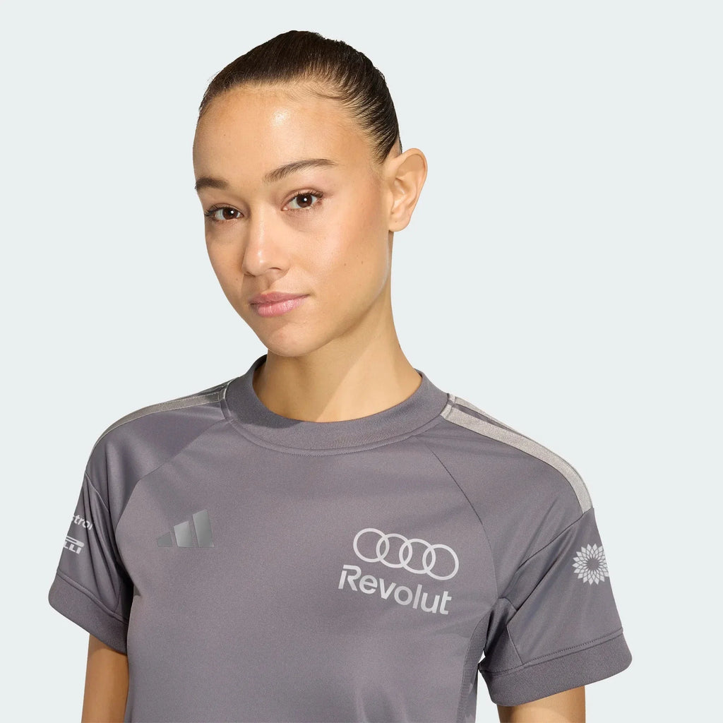 Audi Formula One Women's 2026 Team Drivers T-Shirt - Gray Audi F1