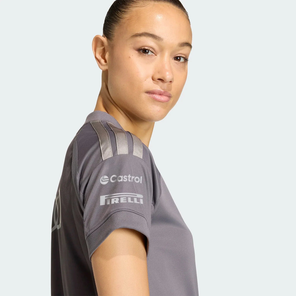 Audi Formula One Women's 2026 Team Drivers T-Shirt - Gray Audi F1