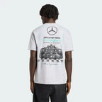 Mercedes - AMG Petronas Formula One Men's Graphic T-Shirt - Grey Mercedes AMG Petronas