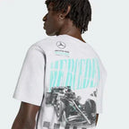 Mercedes - AMG Petronas Formula One Men's Car Graphic T-Shirt - Grey Mercedes AMG Petronas