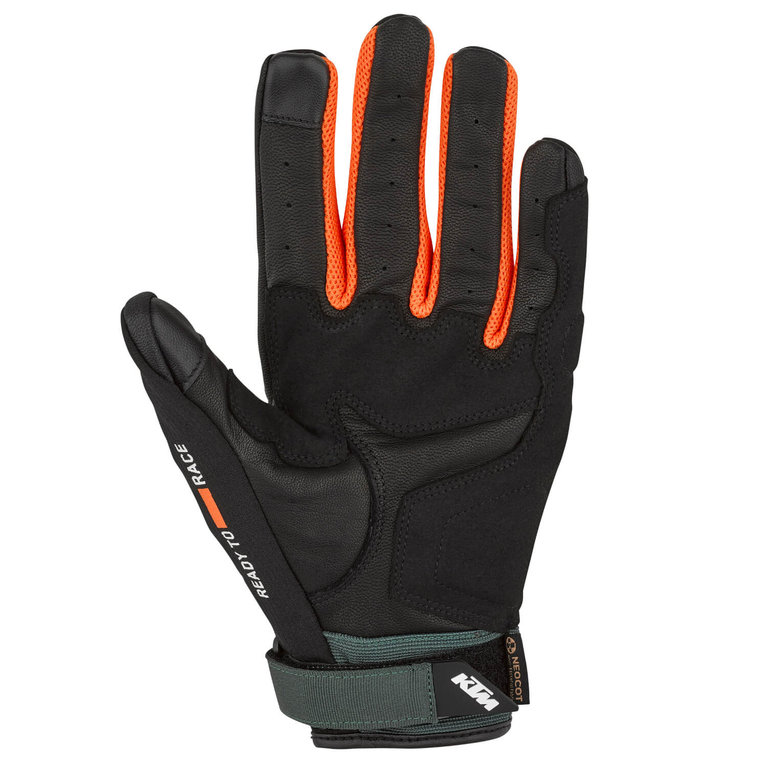 Two 4 Ride V3 Gloves Black / Green KTM