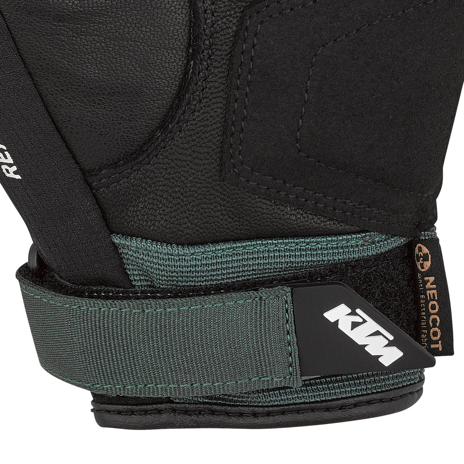 Two 4 Ride V3 Gloves Black / Green KTM