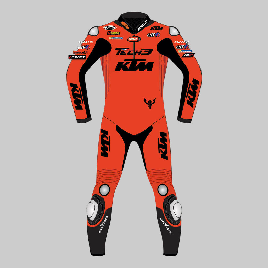 KTM Danilo Petrucci Tech3 MotoGP 2021 Leather Riding Suit Endless Racegear