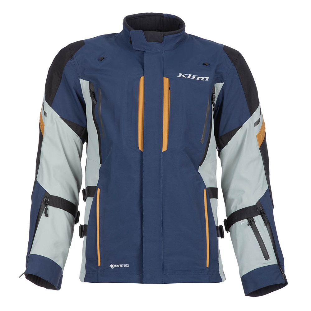 [Color:::DRESS BLUES - GOLDEN BROWN] Klim Latitude Jacket
