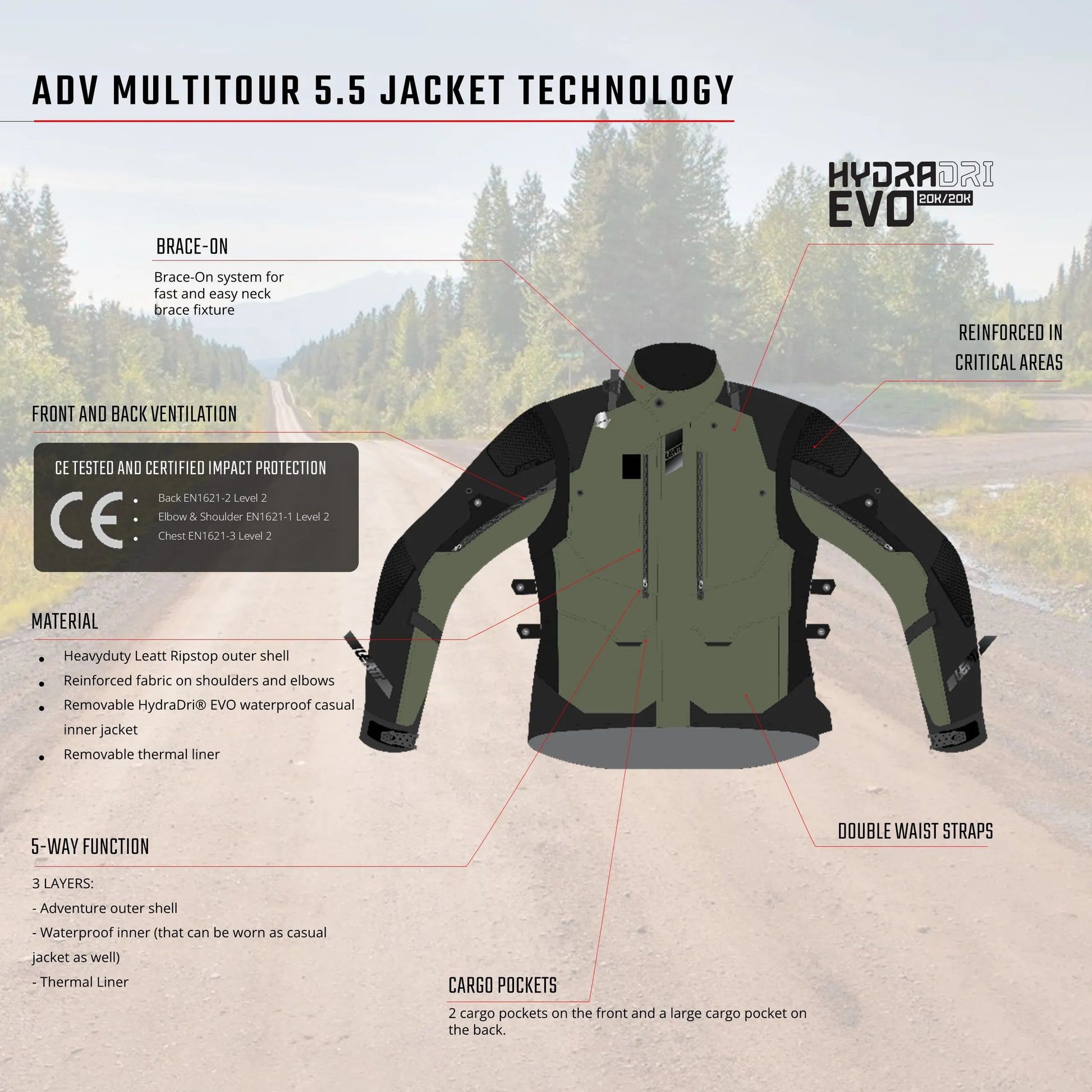 Jacket ADV MultiTour 5.5 LEATT