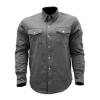 [Color:::Charcoal] Castle X Men's Legend Canvas Riding Shirt