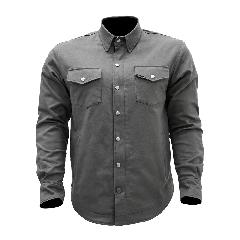 [Color:::Charcoal] Castle X Men's Legend Canvas Riding Shirt