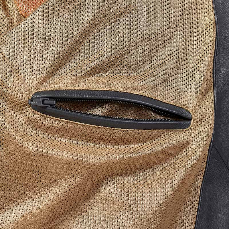 Braddan Black Retro Air Race Leather Jacket Triumph