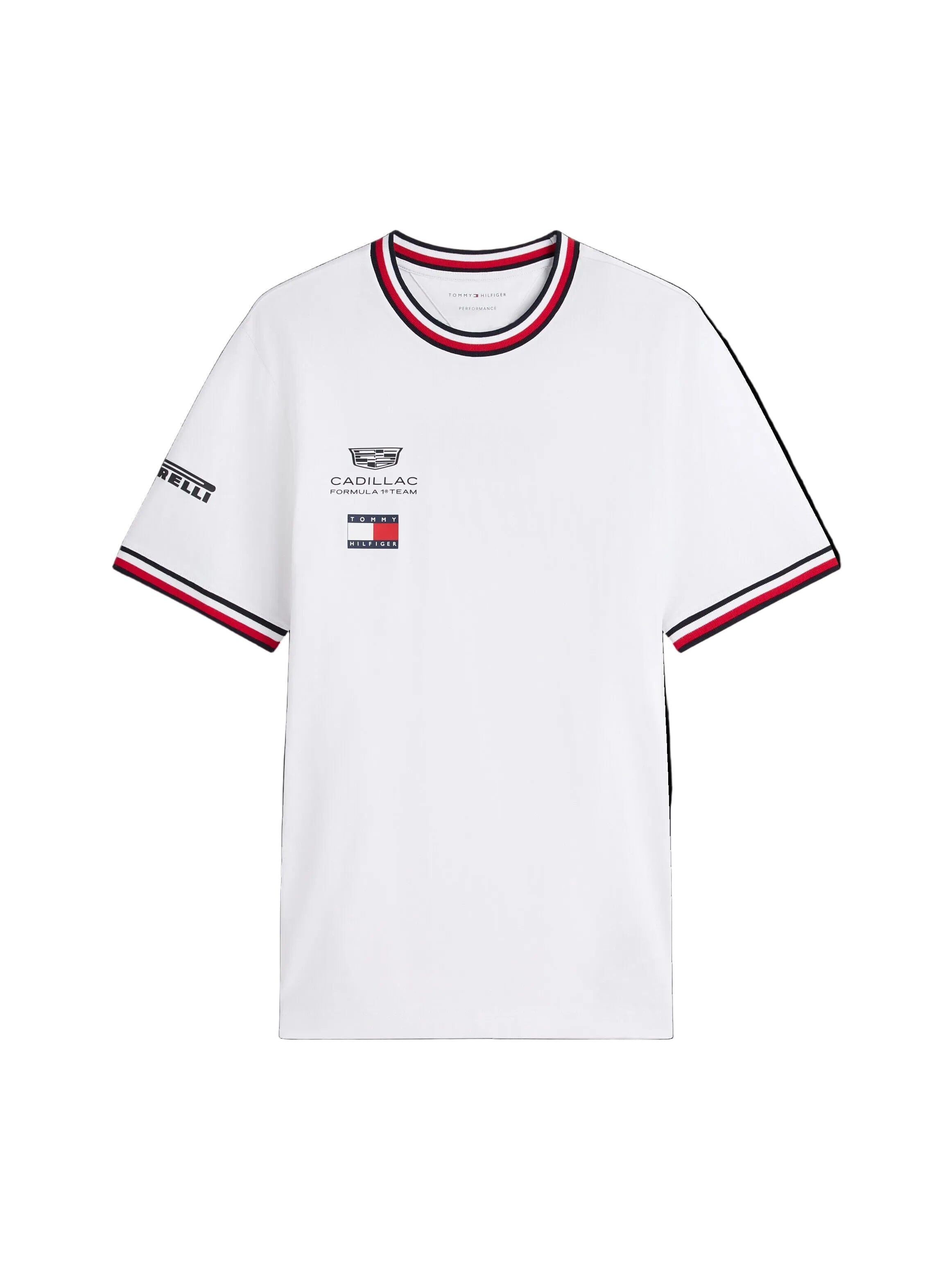 Cadillac F1 2026 Team T-Shirt - Black/White T-shirts Cadillac F1 XXS White 