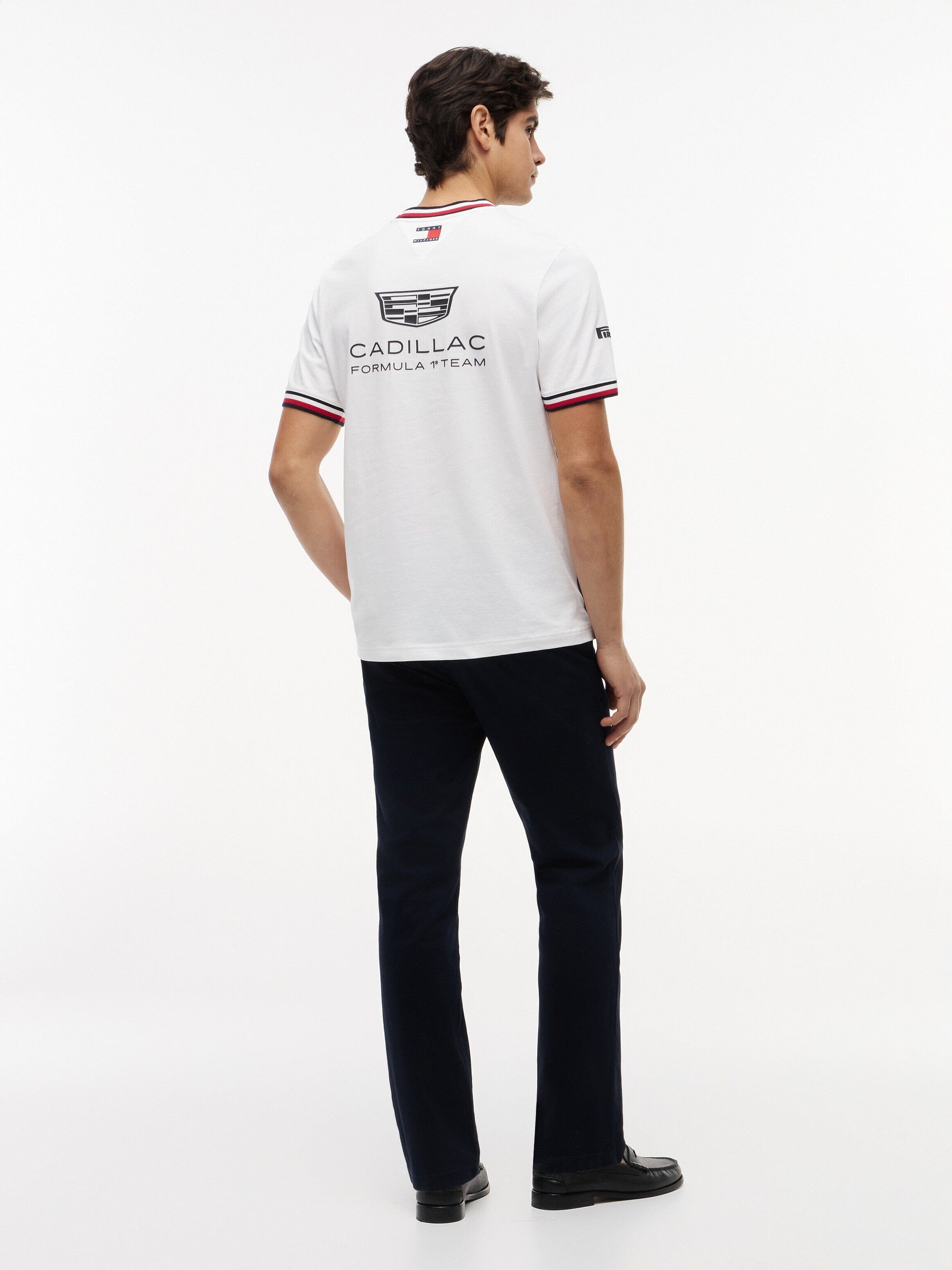 Cadillac F1 Racing 2026 Team T-Shirt - Black/White Cadillac F1