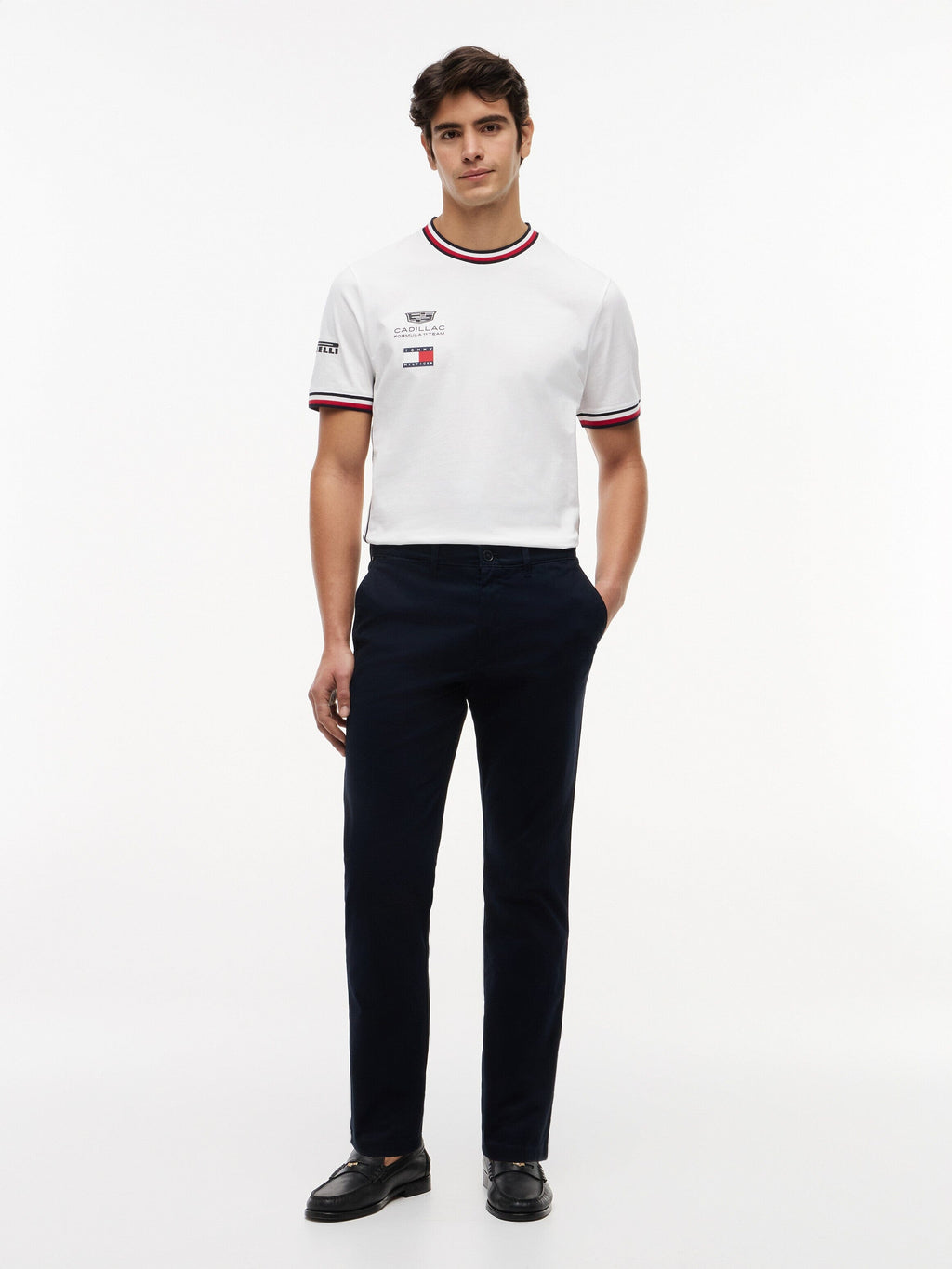 Cadillac F1 Racing 2026 Team T-Shirt - Black/White Cadillac F1