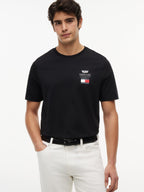Cadillac F1 Racing Small Logo T-Shirt - Black/White Cadillac F1
