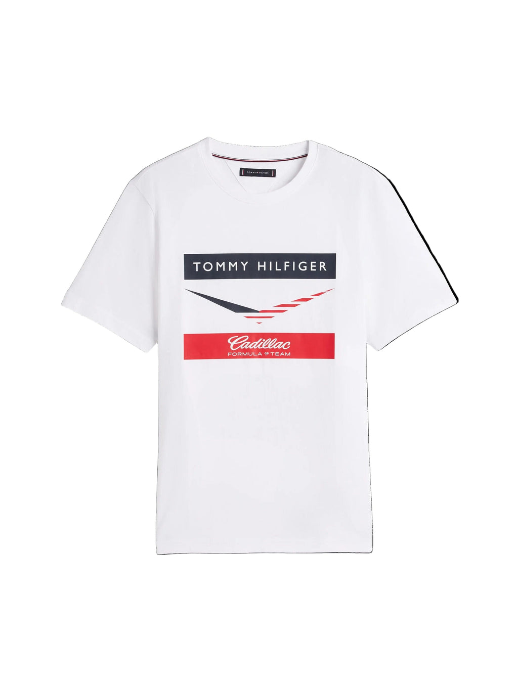 Cadillac F1 Racing Chevron T-Shirt - White Cadillac F1