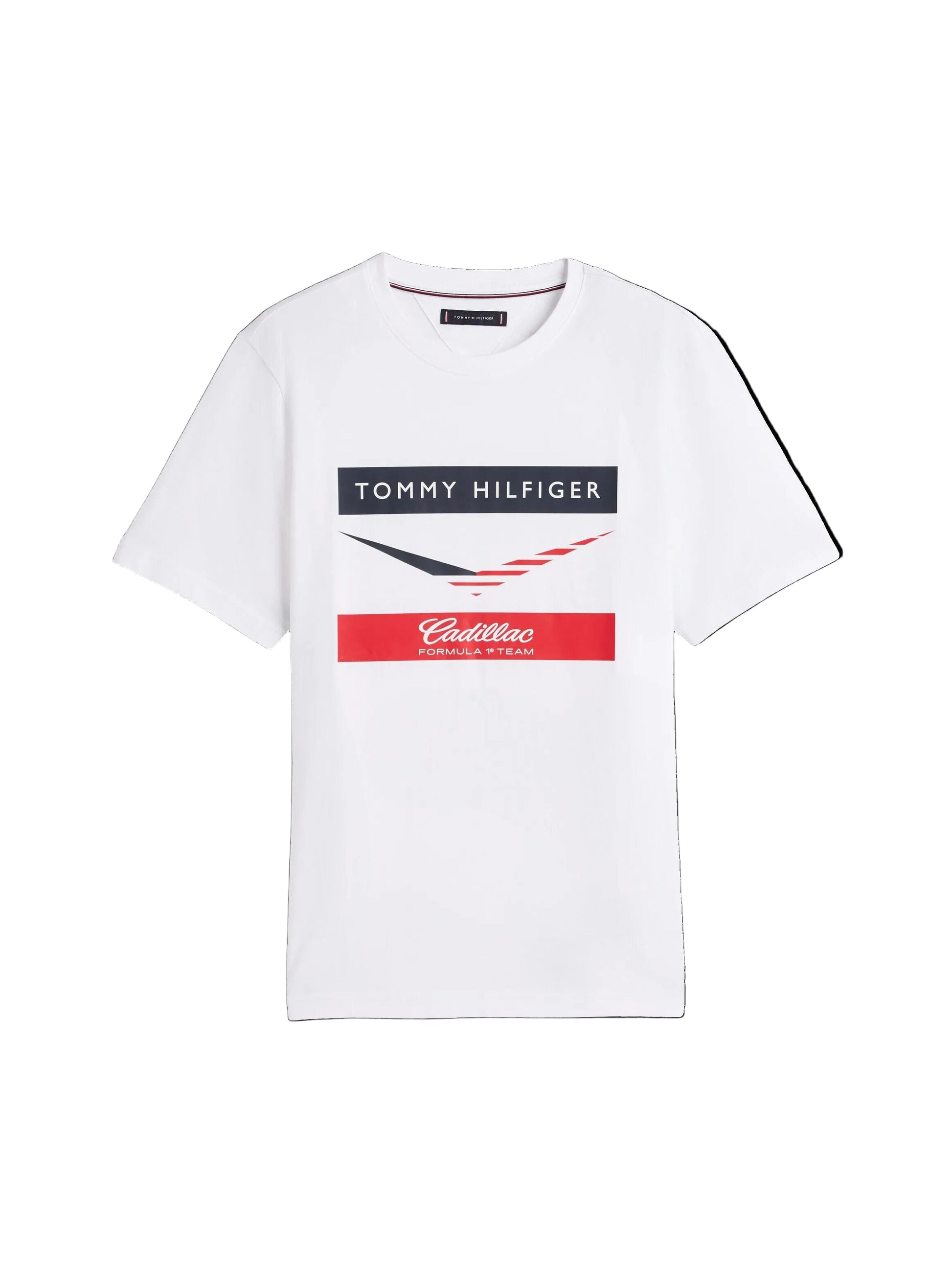 Cadillac F1 Racing Chevron T-Shirt - White Cadillac F1