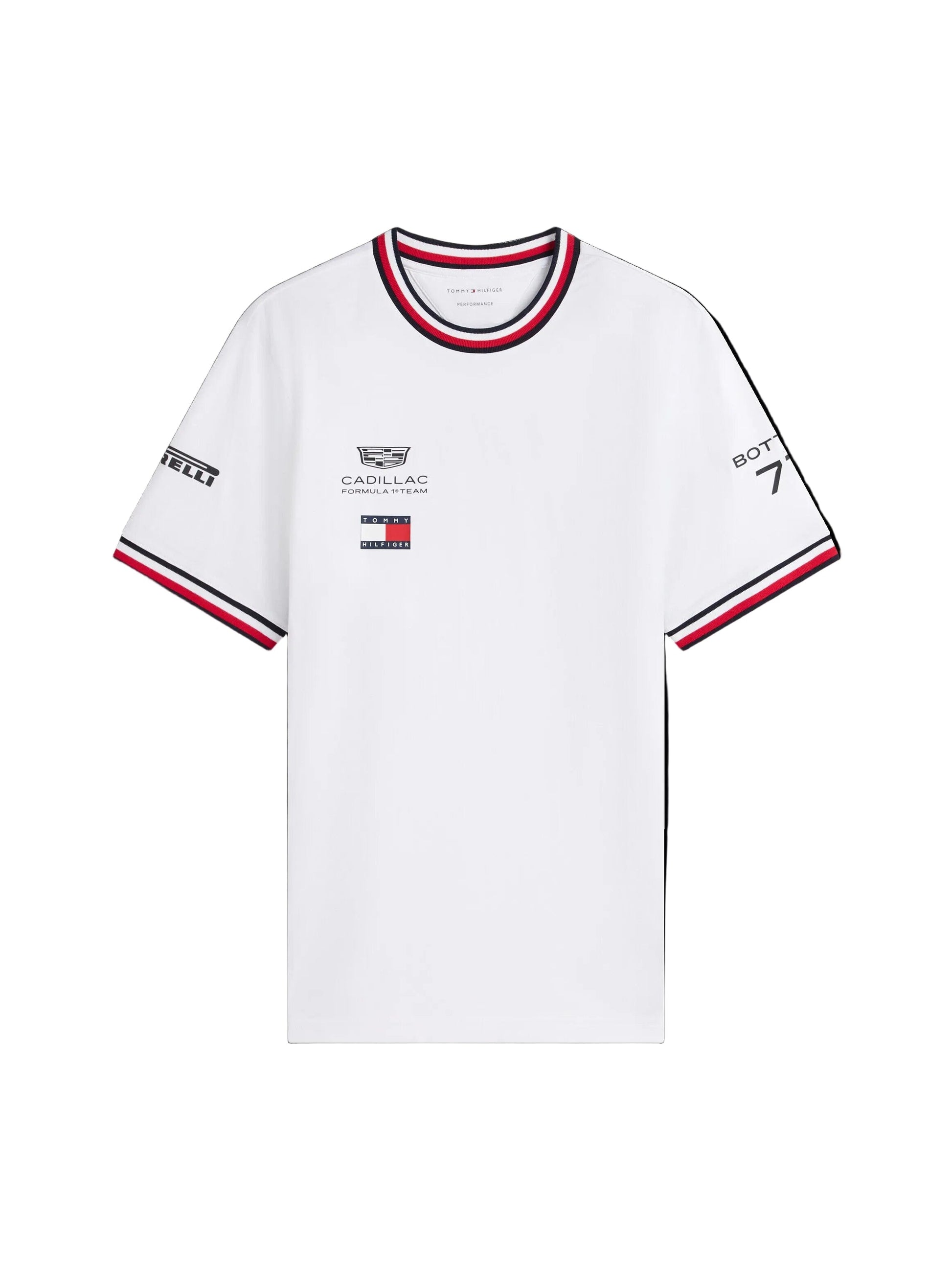 Cadillac F1 Racing 2026 Valtteri Bottas Team T-Shirt - White Cadillac F1