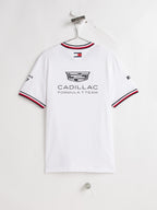 Cadillac F1 Racing 2026 Valtteri Bottas Team T-Shirt - White Cadillac F1