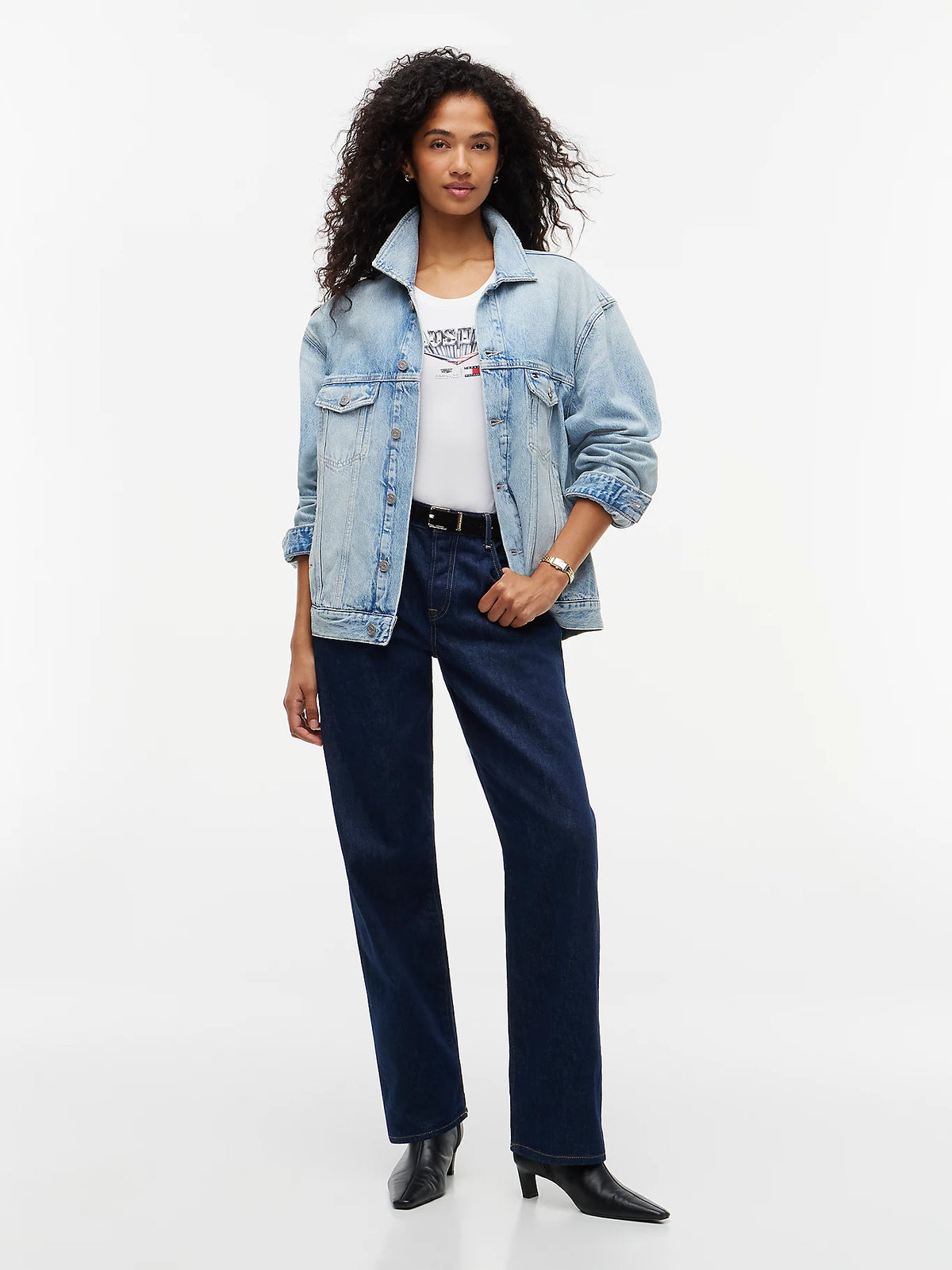 TH x Cadillac Formula 1® Team Austin Denim Trucker Jacket Endless Racegear