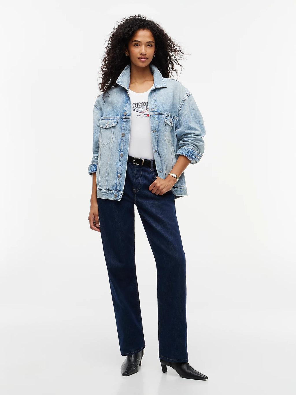 TH x Cadillac Formula 1® Team Austin Denim Trucker Jacket Endless Racegear