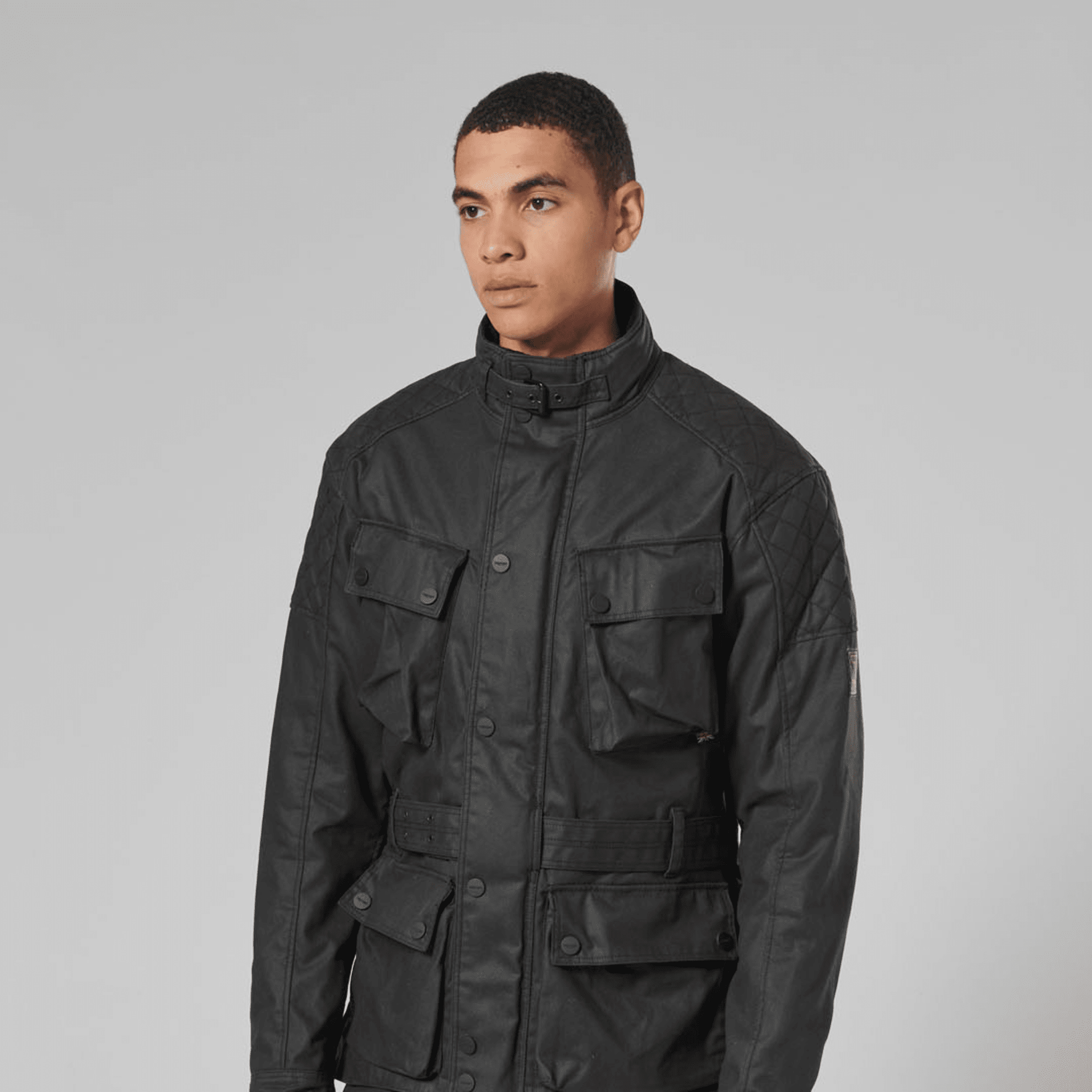 Beck 2 Black Textile Jacket Triumph