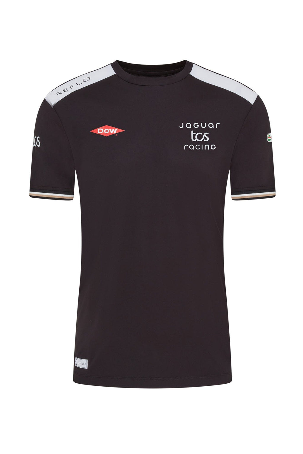 Jaguar Formula E S12 x Reflo Men's Replica T-Shirt - Black Jaguar Formula E
