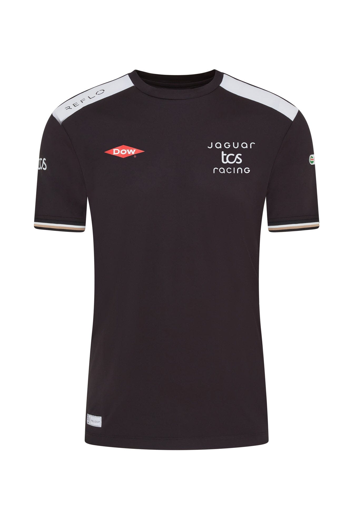Jaguar Formula E S12 x Reflo Men's Replica T-Shirt - Black Jaguar Formula E
