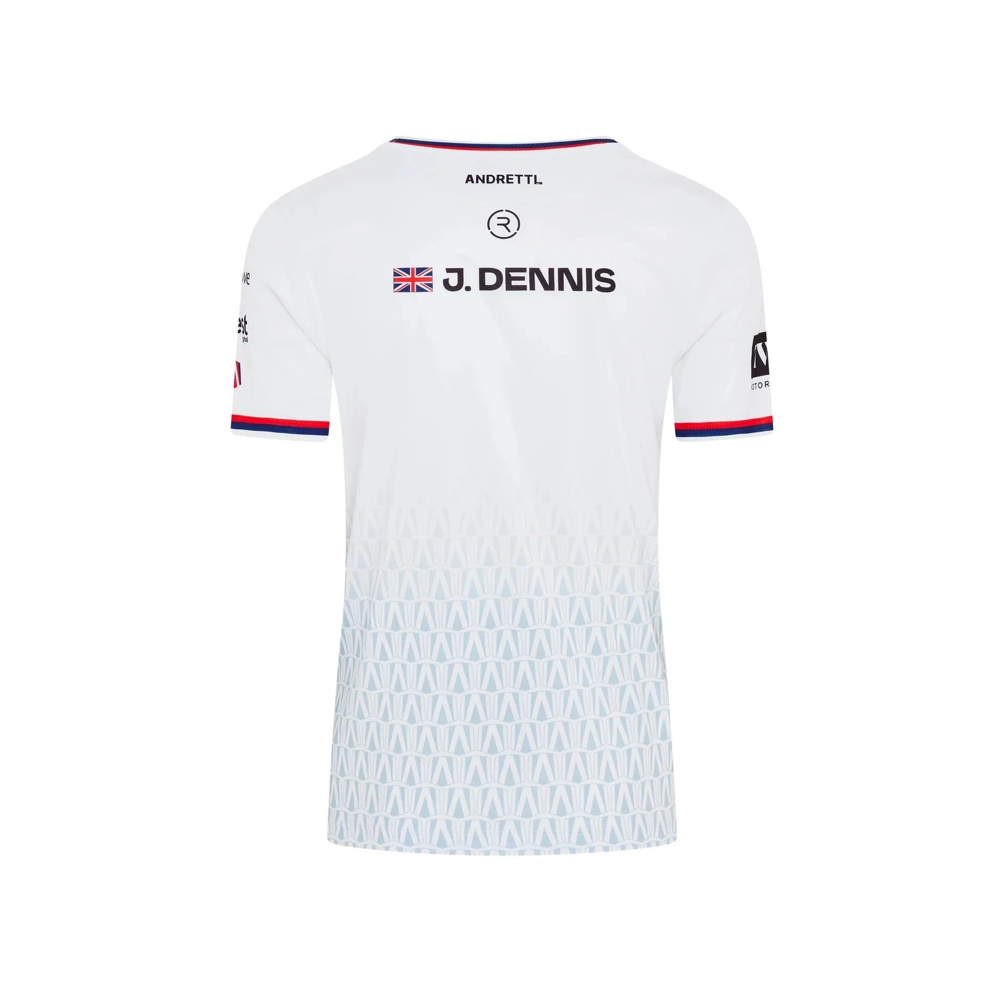 Andretti Formula E S12 x Reflo Team Jake Dennis T-Shirt - White Andretti Formula E
